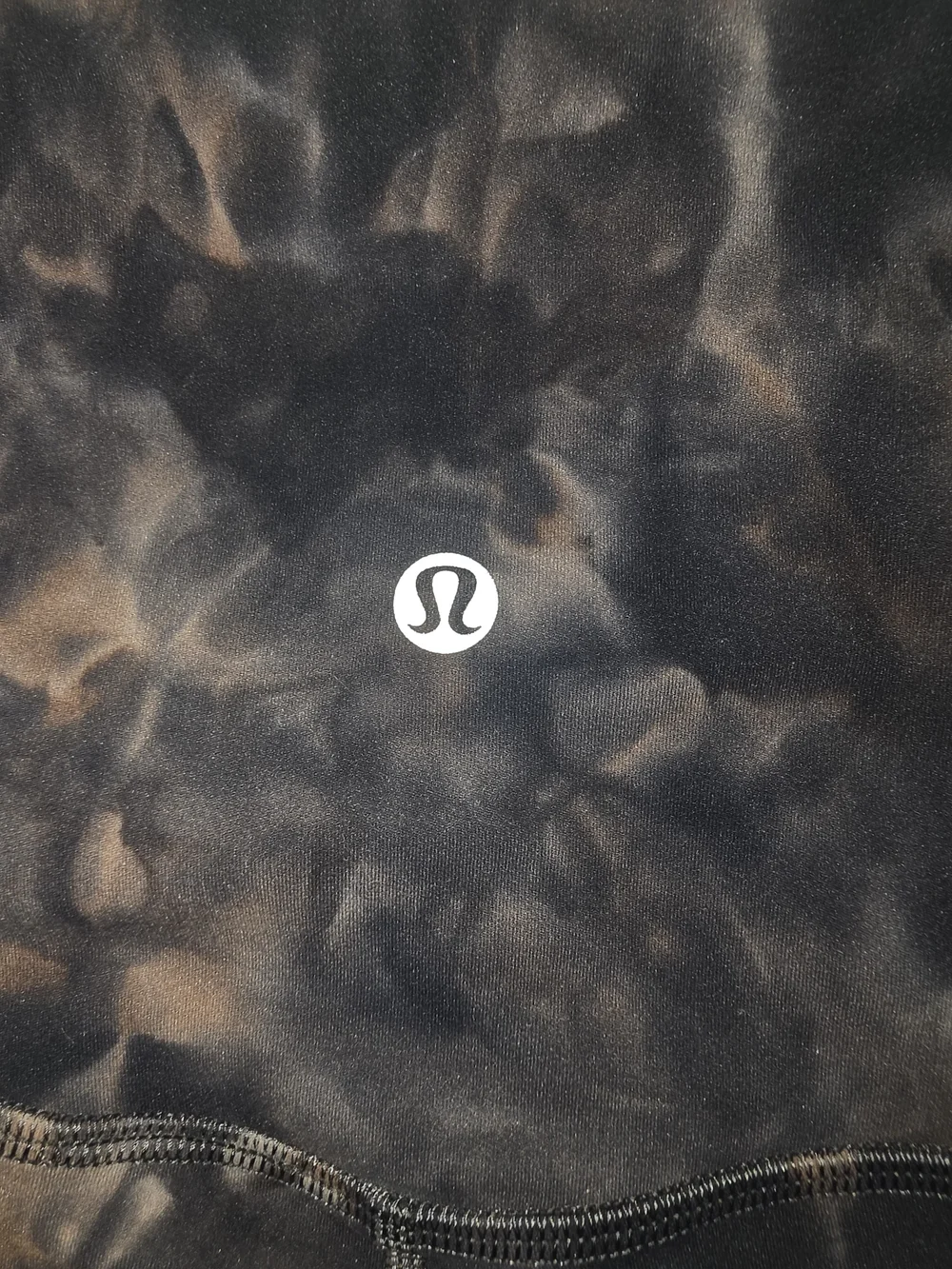 lululemon athletica Tie-Dye Leggings — Black and Brown